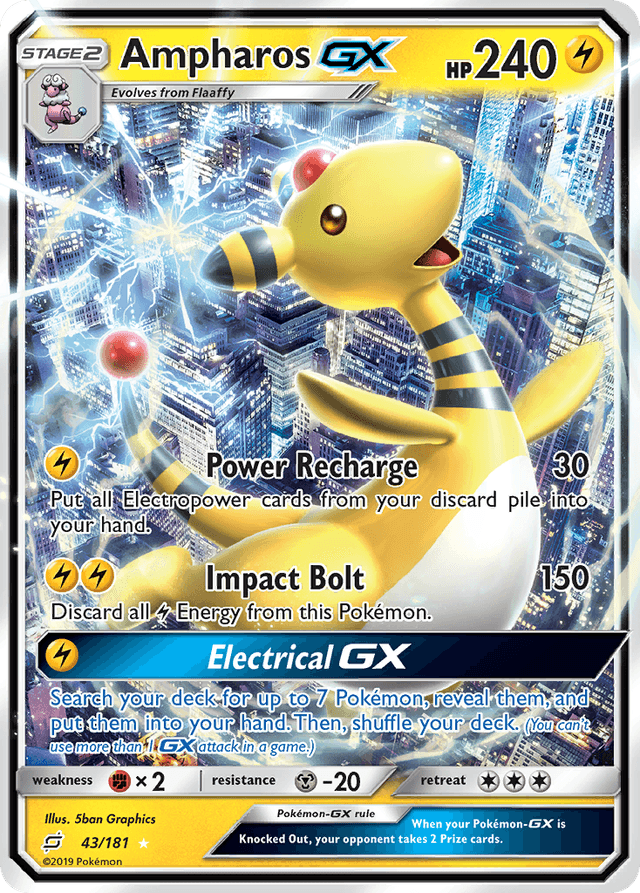 Ampharos-GX — Team Up #43