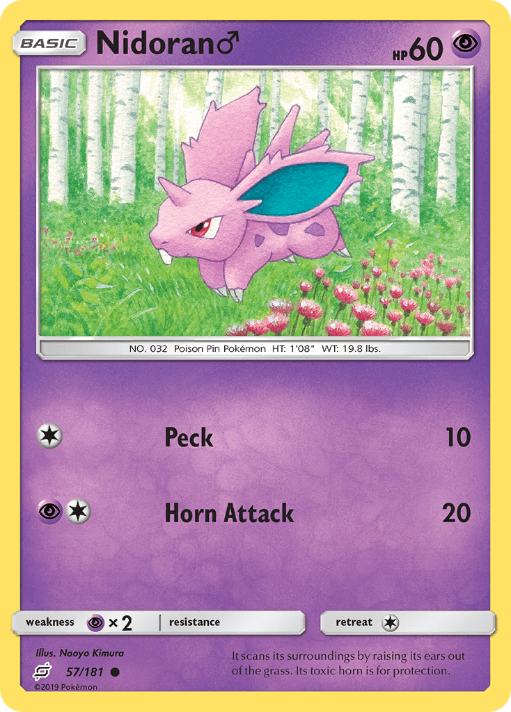 Nidoran ♂ — Team Up #57