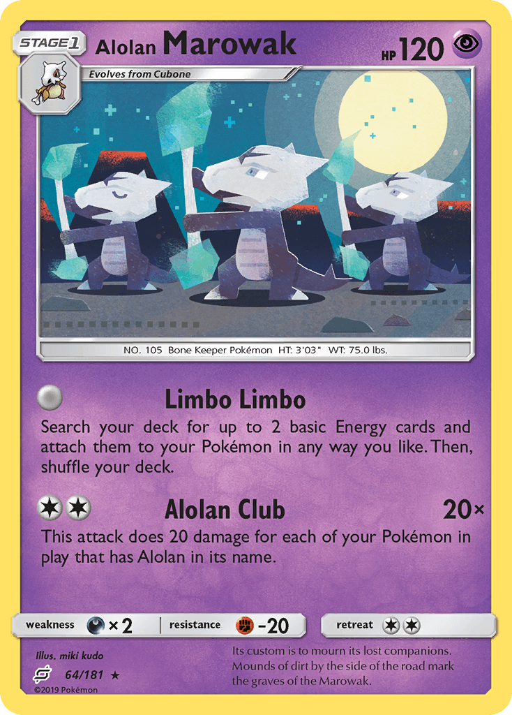Alolan Marowak — Team Up #64