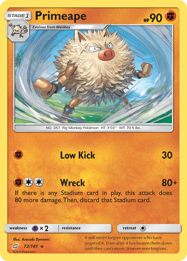 Primeape — Team Up #72