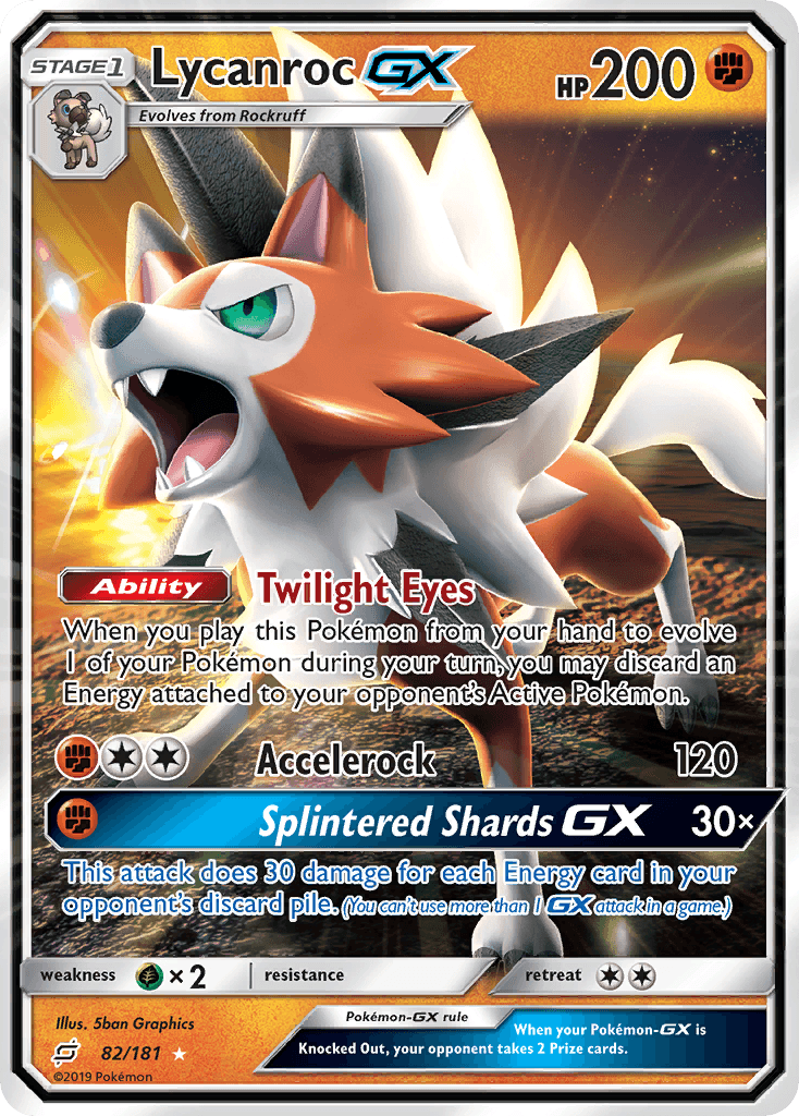 Lycanroc-GX — Team Up #82