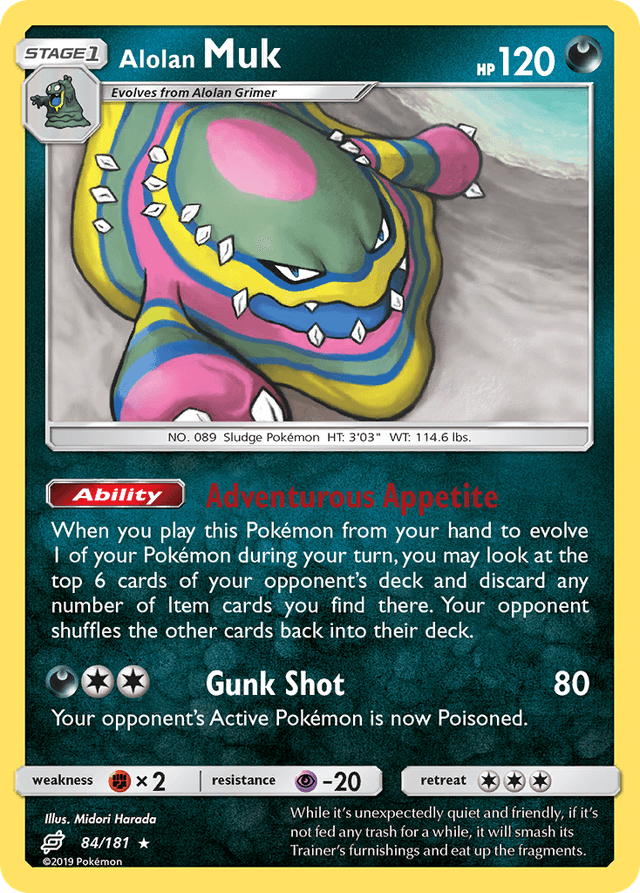 Alolan Muk — Team Up #84