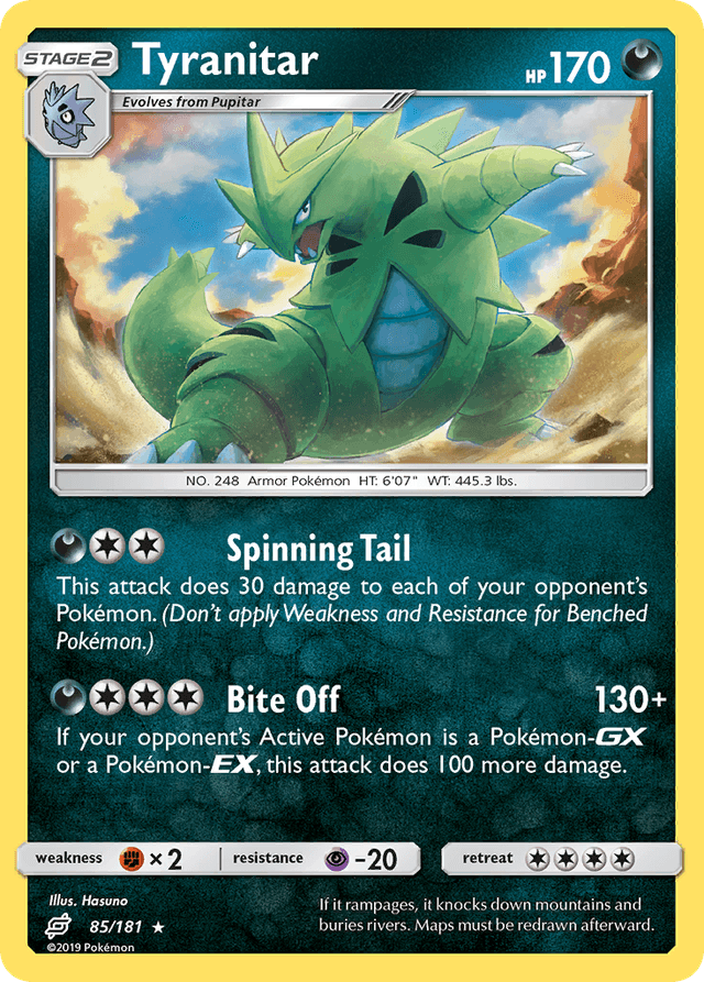 Tyranitar — Team Up #85