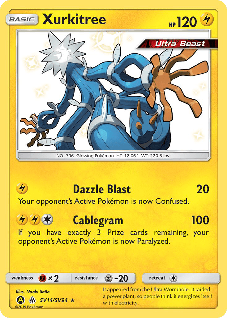 Xurkitree — Hidden Fates Shiny Vault #SV14