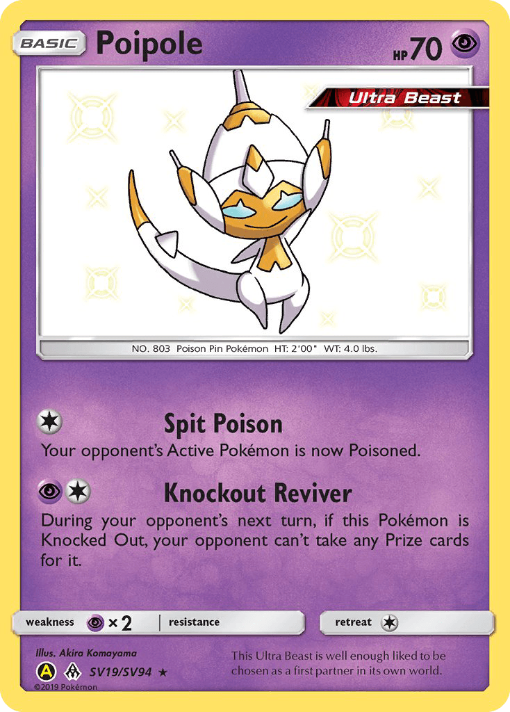 Poipole — Hidden Fates Shiny Vault #SV19