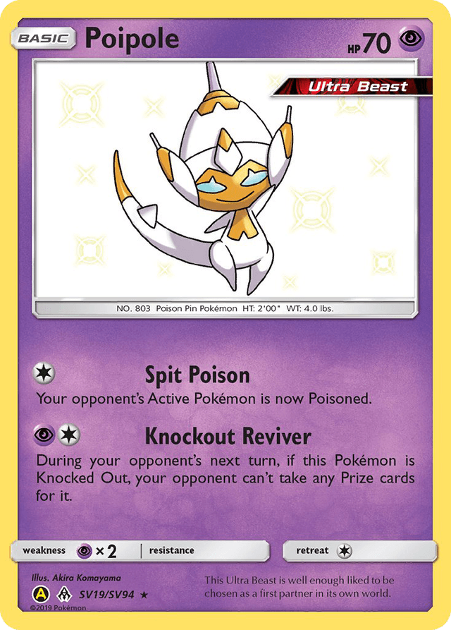 Poipole — Hidden Fates Shiny Vault #SV19