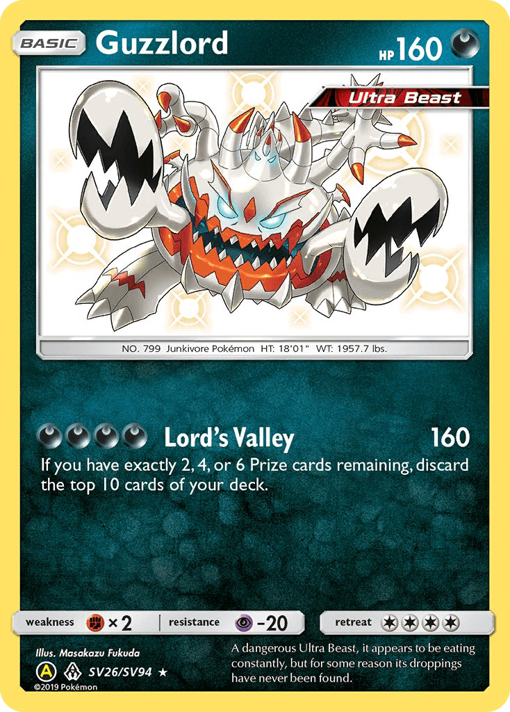 Guzzlord — Hidden Fates Shiny Vault #SV26