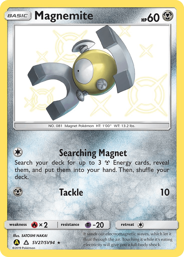 Magnemite — Hidden Fates Shiny Vault #SV27