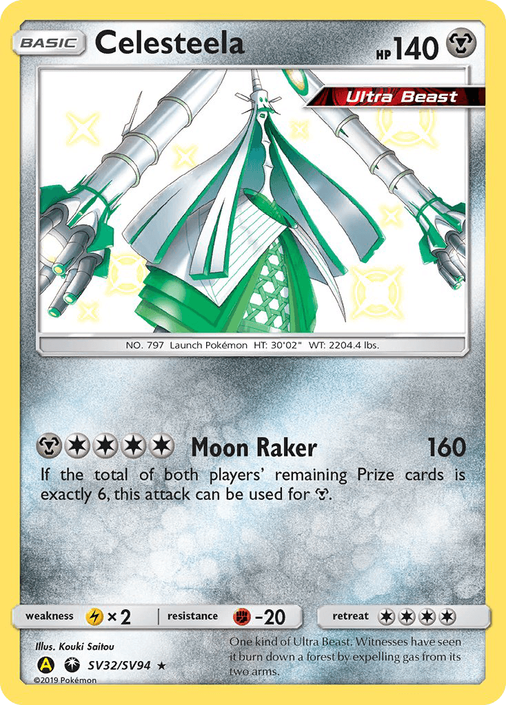 Celesteela — Hidden Fates Shiny Vault #SV32