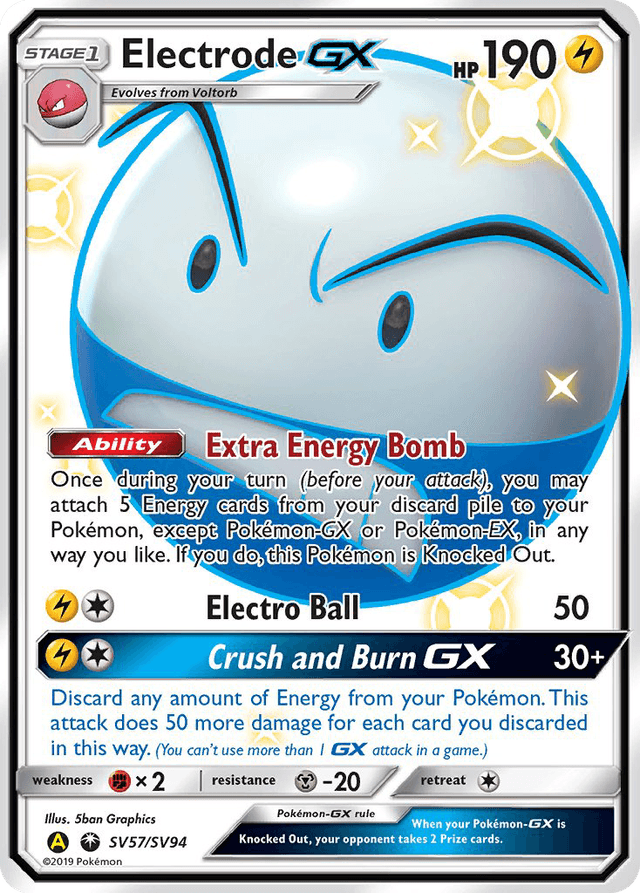 Electrode-GX — Hidden Fates Shiny Vault #SV57