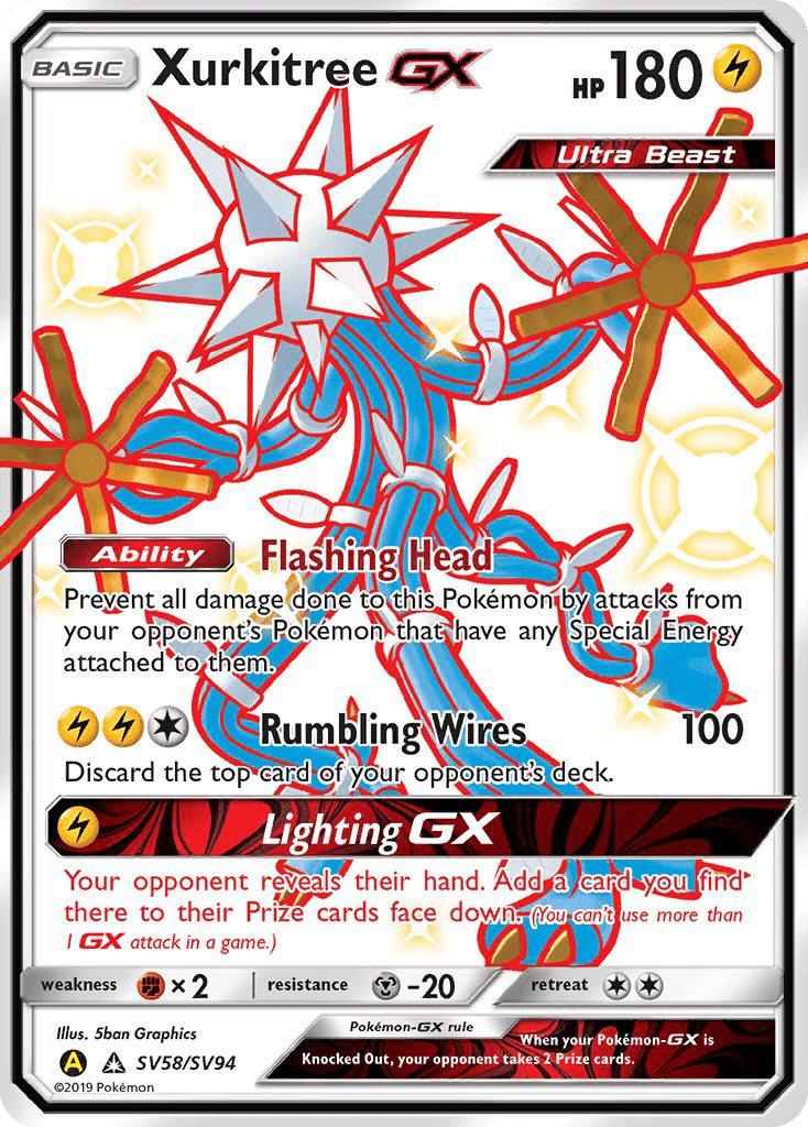 Xurkitree-GX — Hidden Fates Shiny Vault #SV58