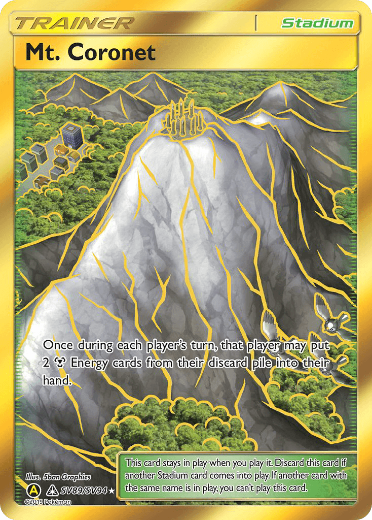 Mt. Coronet — Hidden Fates Shiny Vault #SV89