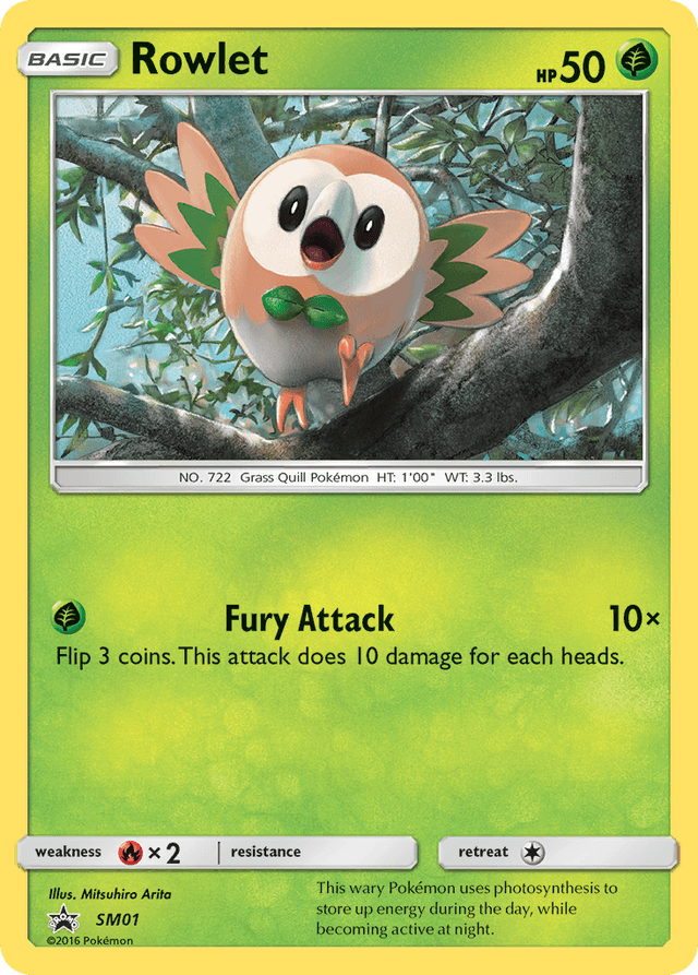 Rowlet — SM Black Star Promos #SM01