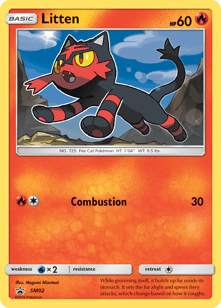 Litten — SM Black Star Promos #SM02