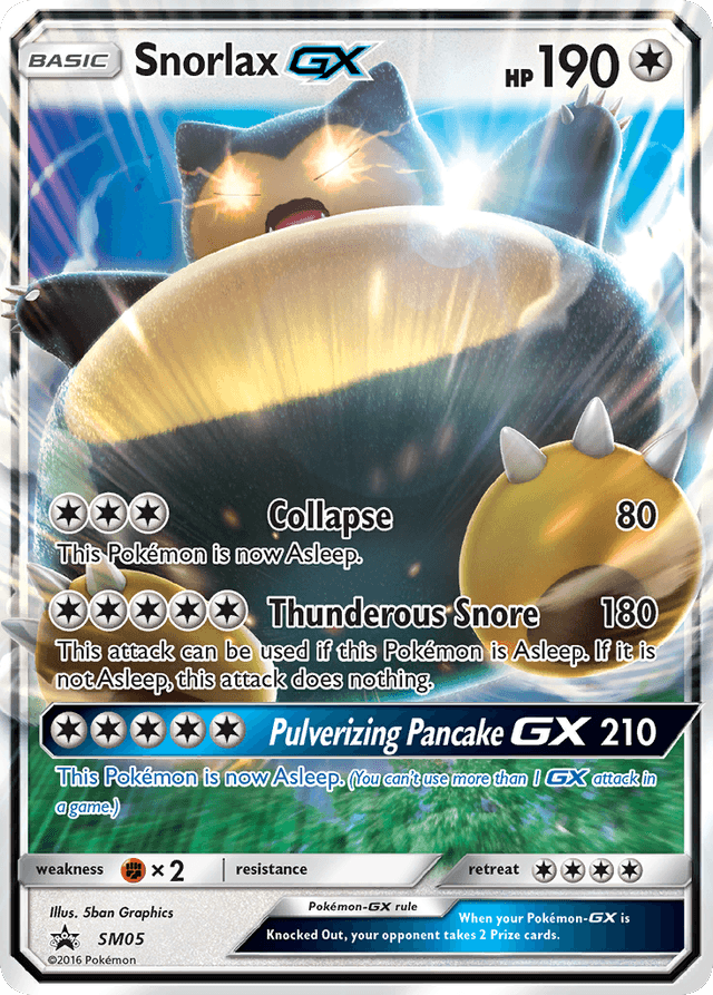 Snorlax-GX — SM Black Star Promos #SM05
