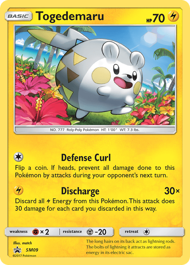 Togedemaru — SM Black Star Promos #SM09