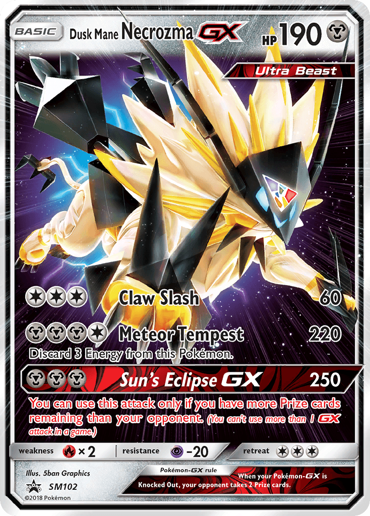 Dusk Mane Necrozma-GX — SM Black Star Promos #SM102
