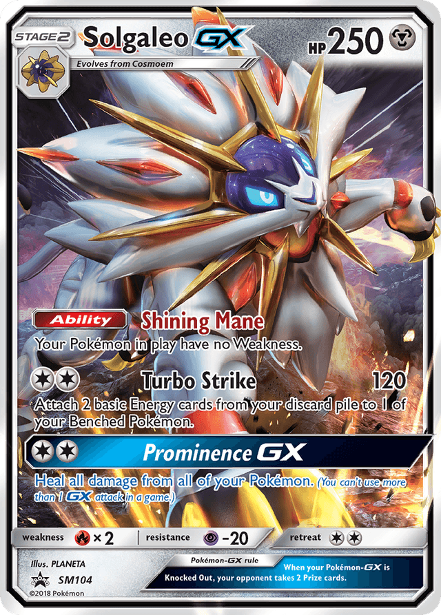 Solgaleo-GX — SM Black Star Promos #SM104
