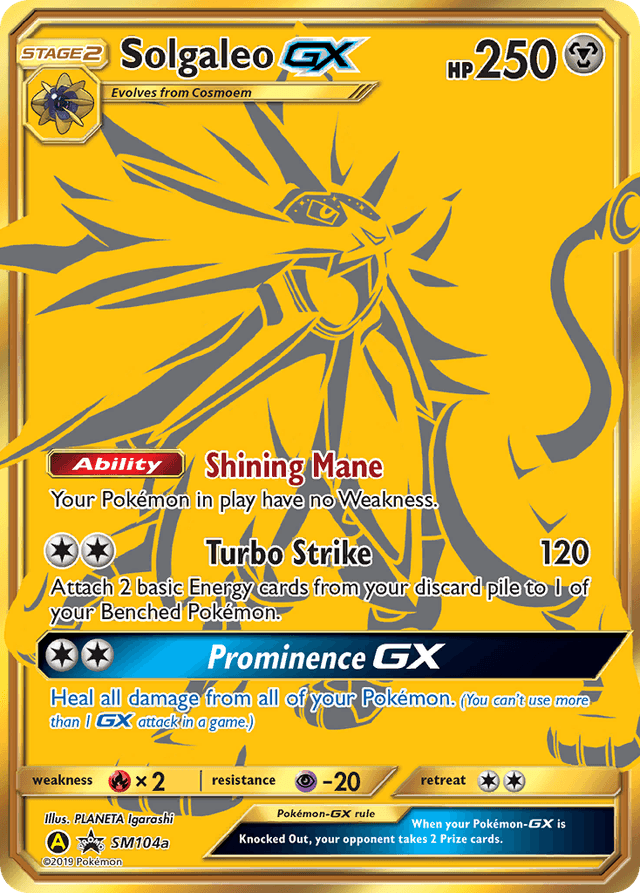 Solgaleo-GX — SM Black Star Promos #SM104a