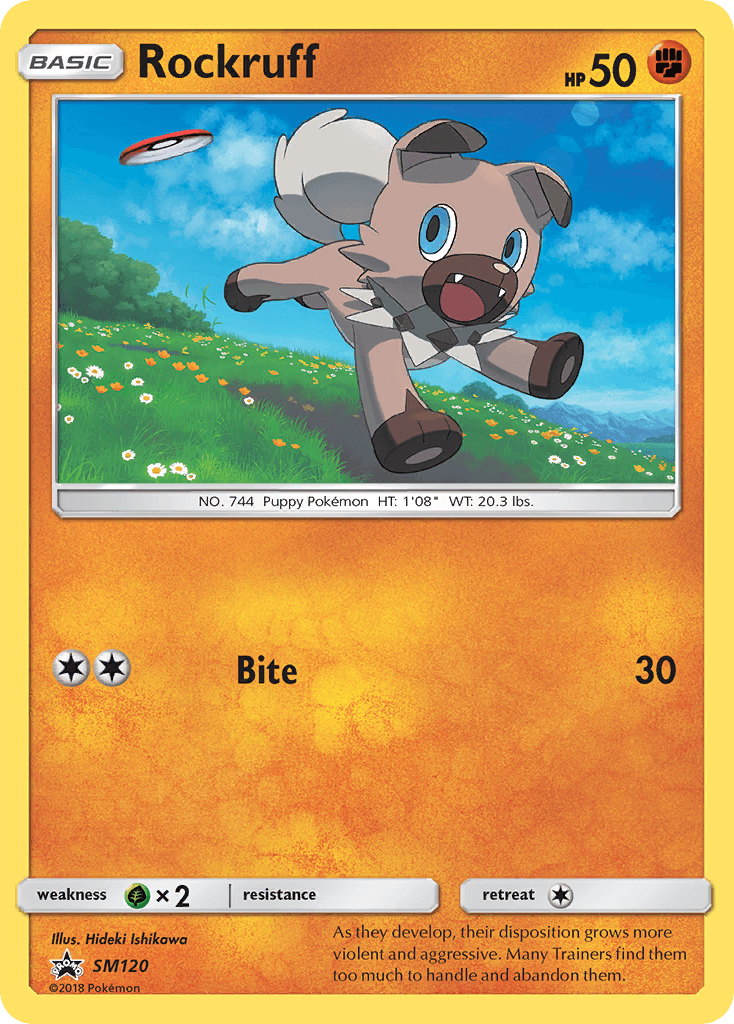 Rockruff — SM Black Star Promos #SM120