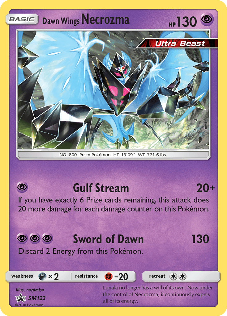 Dawn Wings Necrozma — SM Black Star Promos #SM123