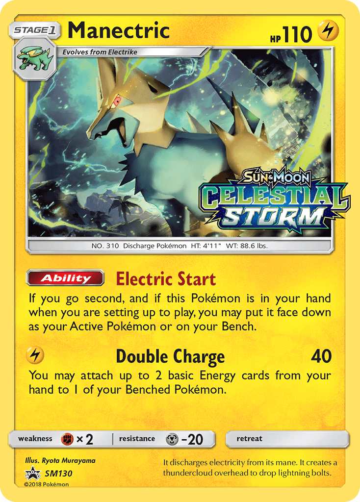 Manectric — SM Black Star Promos #SM130