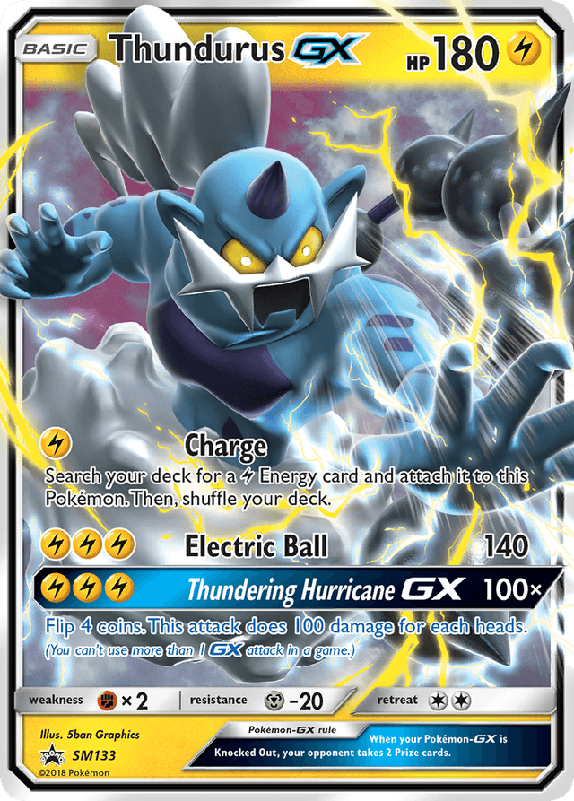Thundurus-GX — SM Black Star Promos #SM133