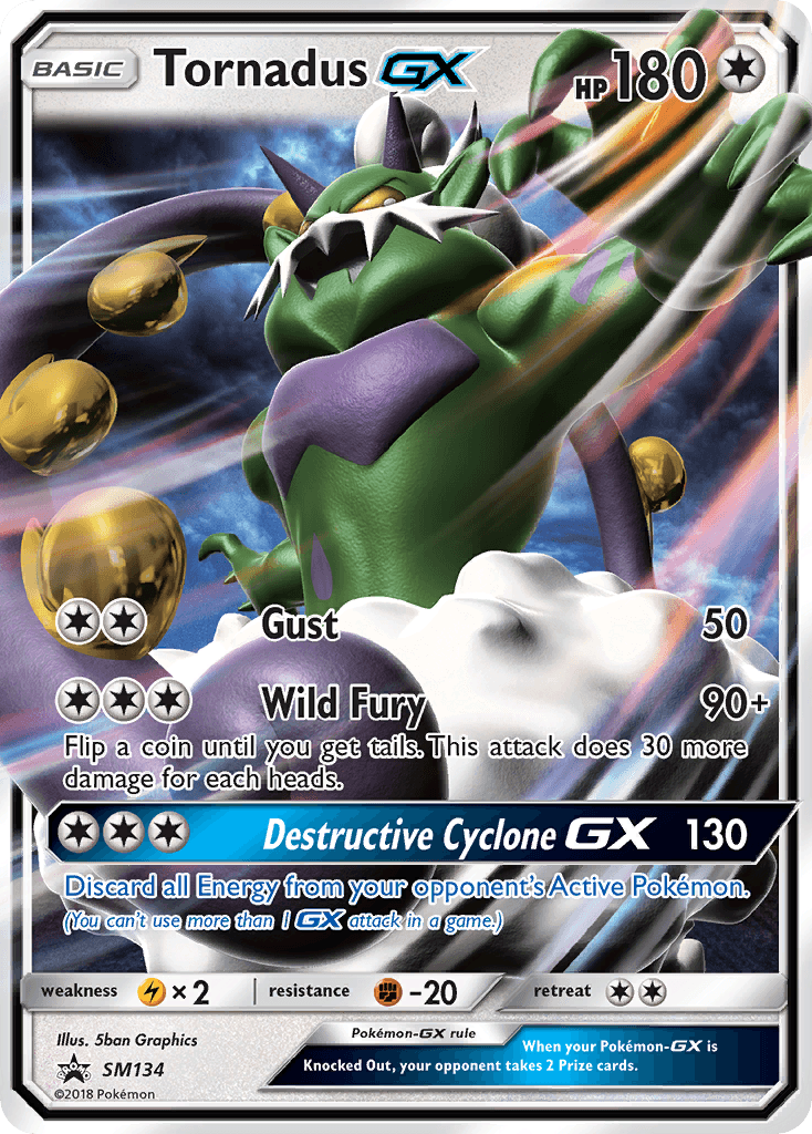 Tornadus-GX — SM Black Star Promos #SM134