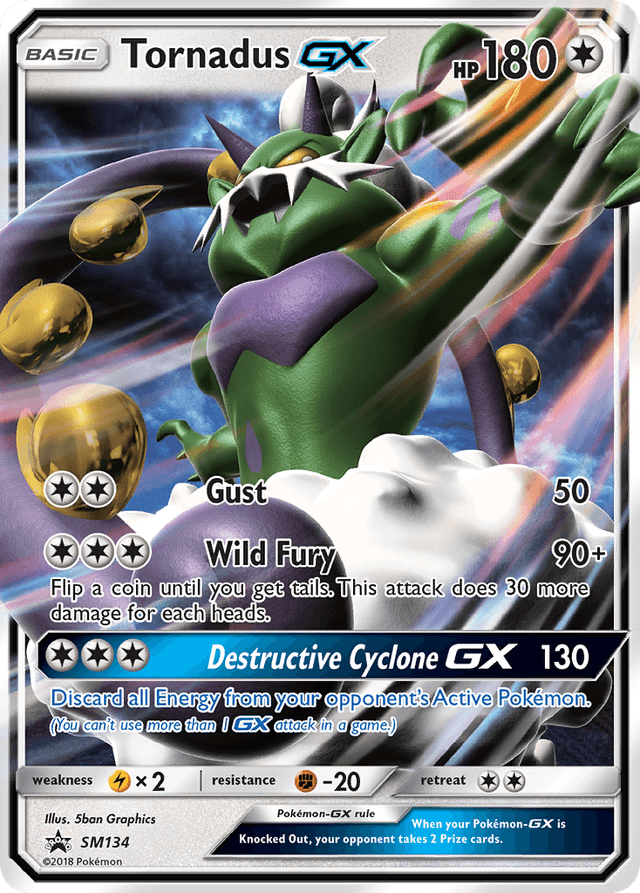 Tornadus-GX — SM Black Star Promos #SM134