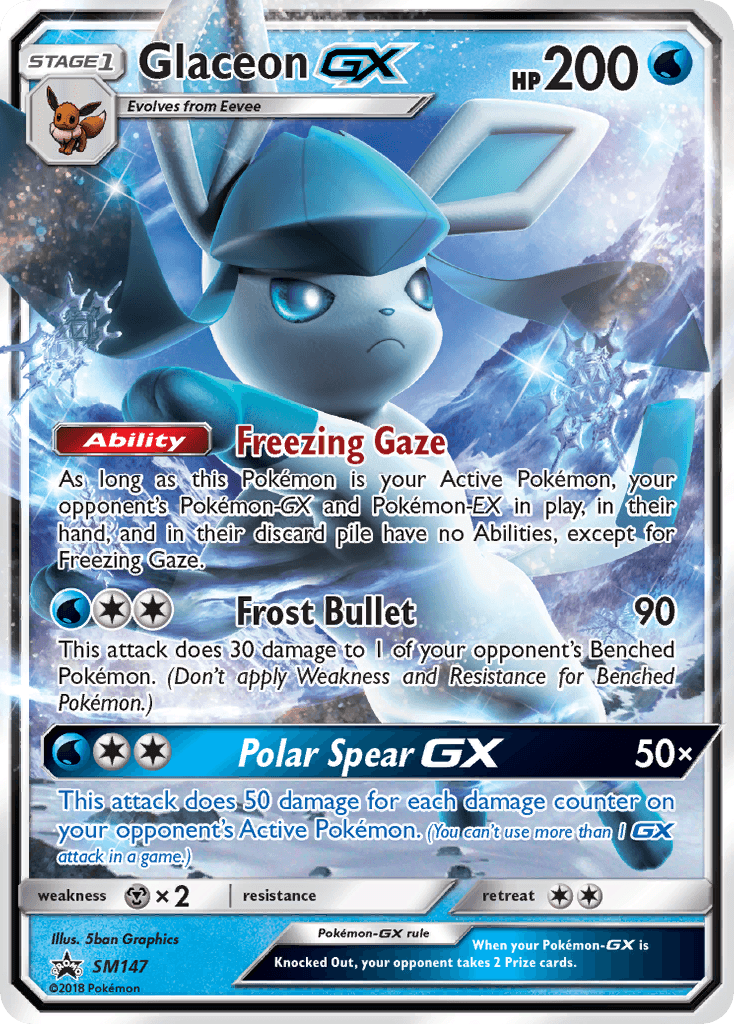 Glaceon-GX — SM Black Star Promos #SM147