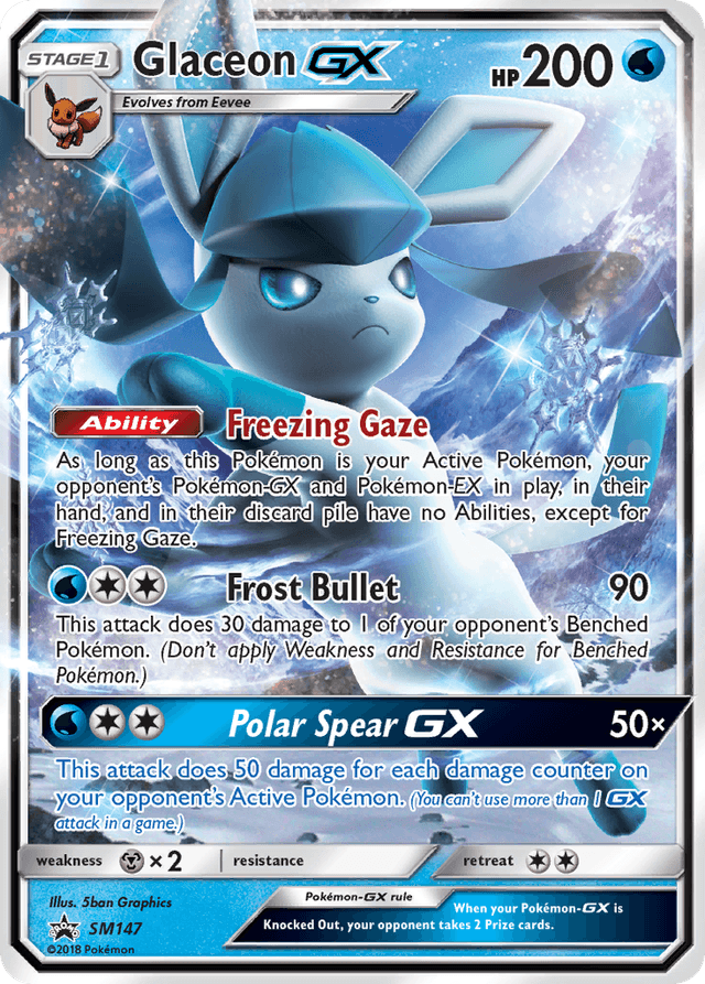 Glaceon-GX — SM Black Star Promos #SM147
