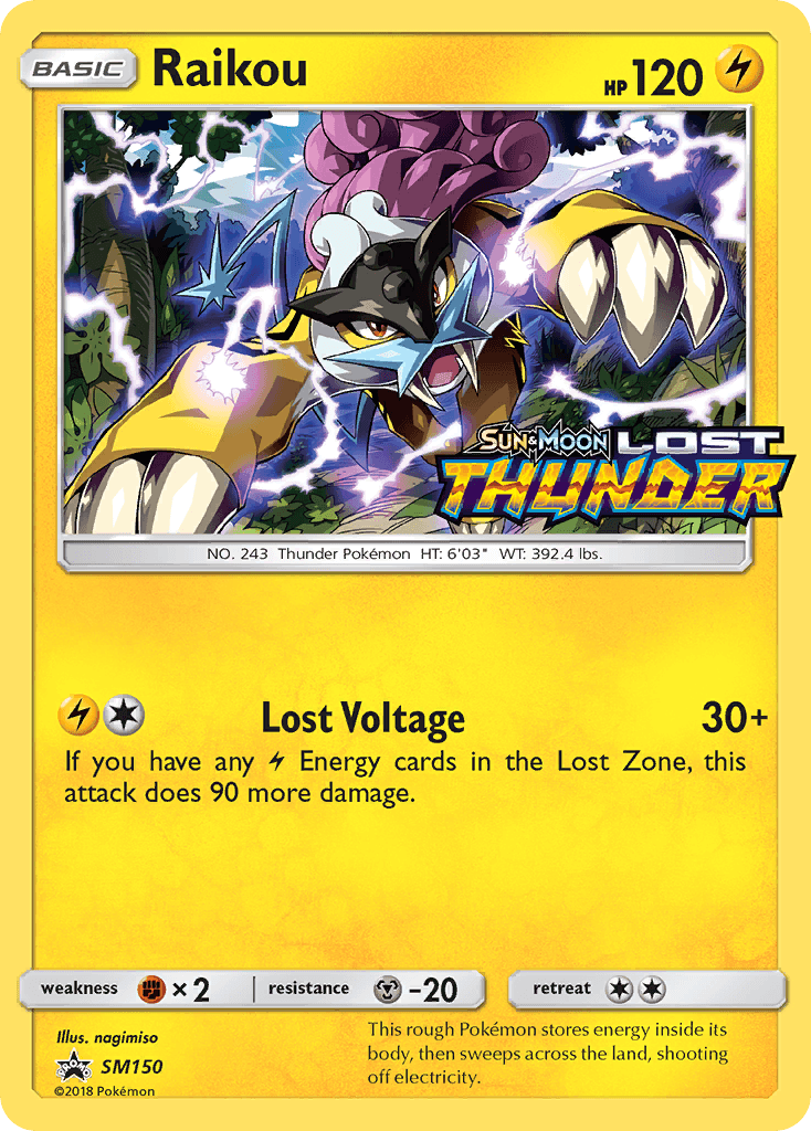 Raikou — SM Black Star Promos #SM150