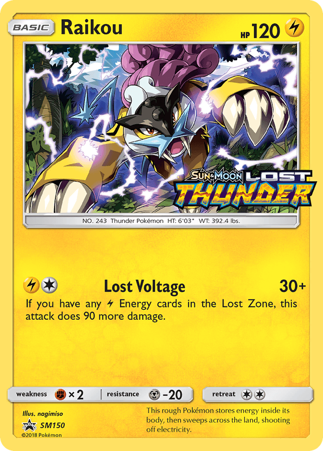 Raikou — SM Black Star Promos #SM150