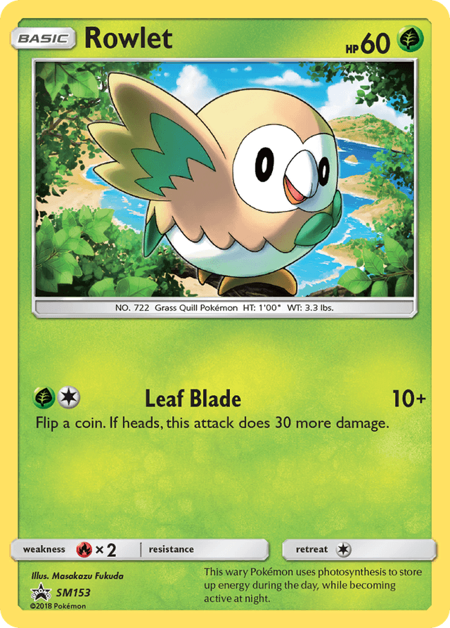 Rowlet — SM Black Star Promos #SM153