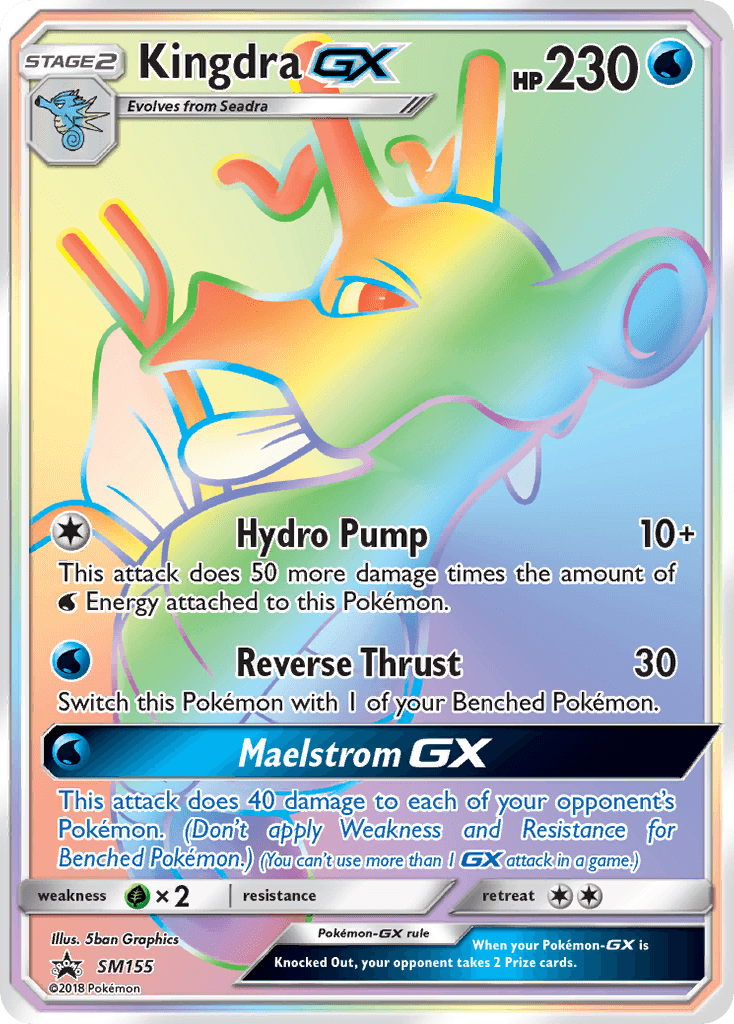 Kingdra-GX — SM Black Star Promos #SM155