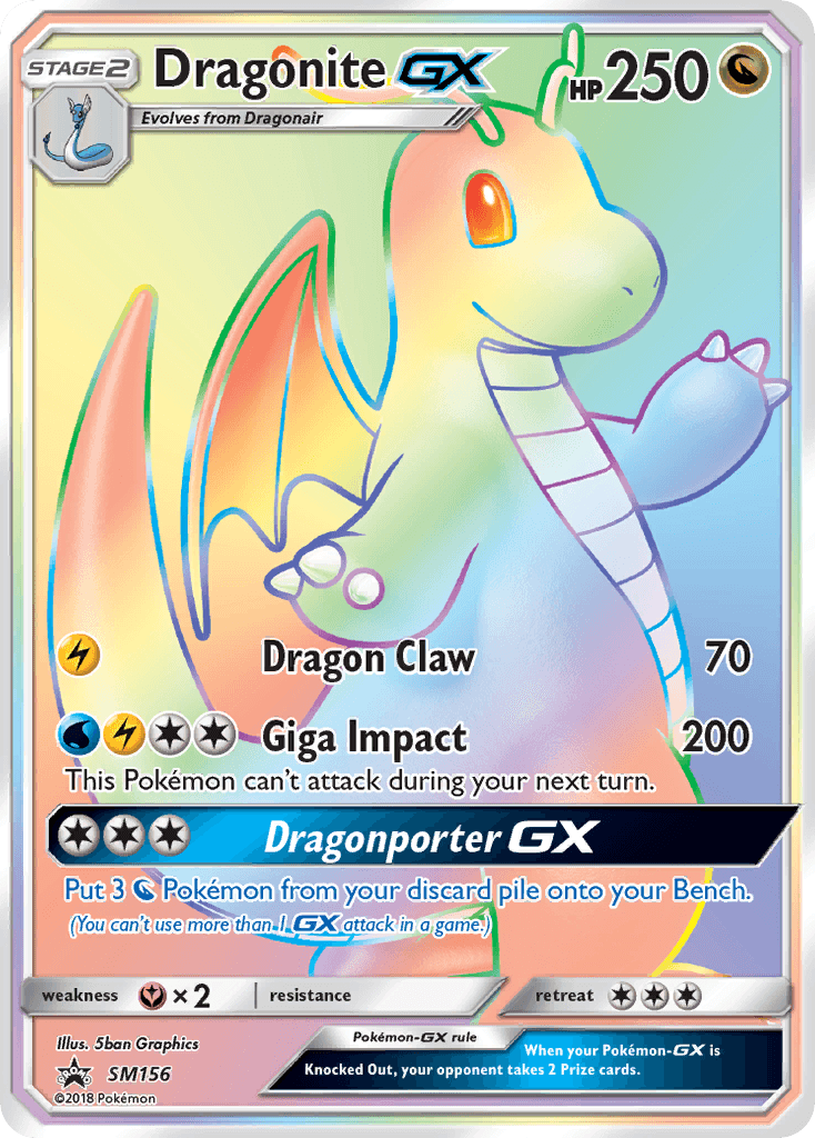 Dragonite-GX — SM Black Star Promos #SM156