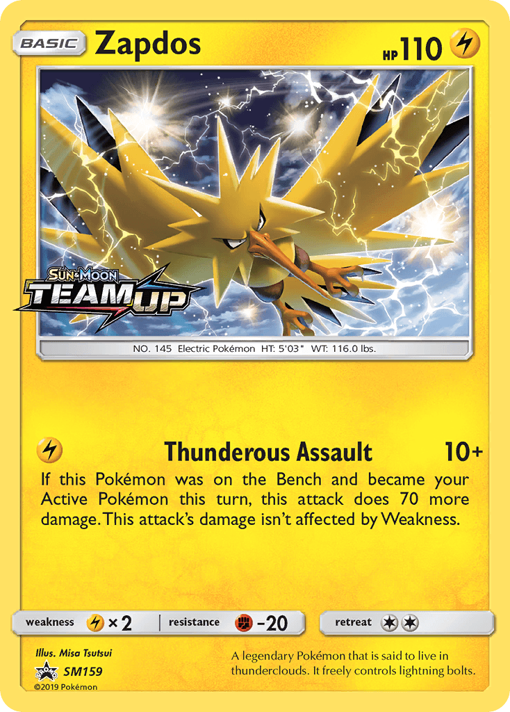 Zapdos — SM Black Star Promos #SM159