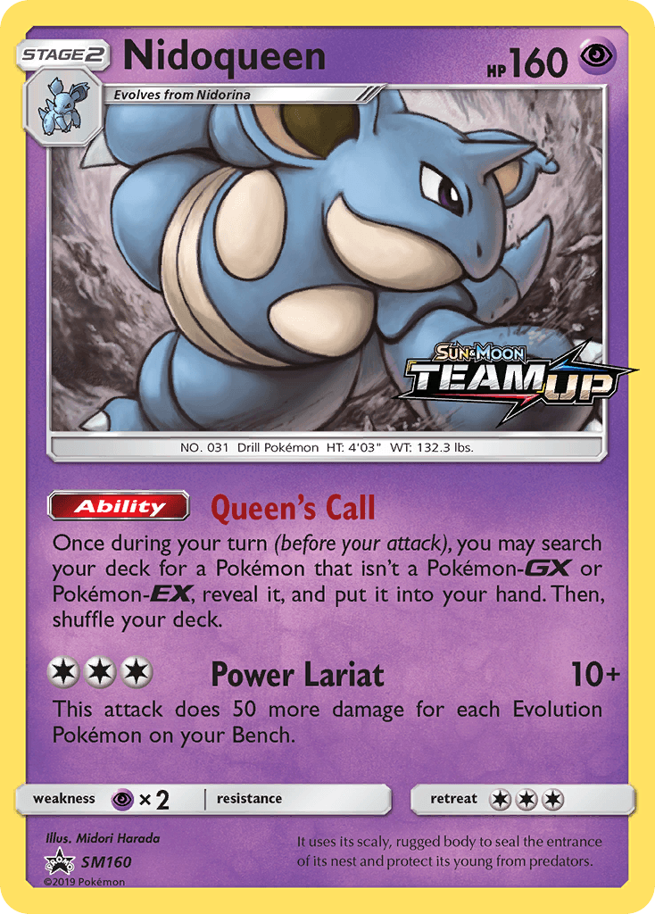 Nidoqueen — SM Black Star Promos #SM160