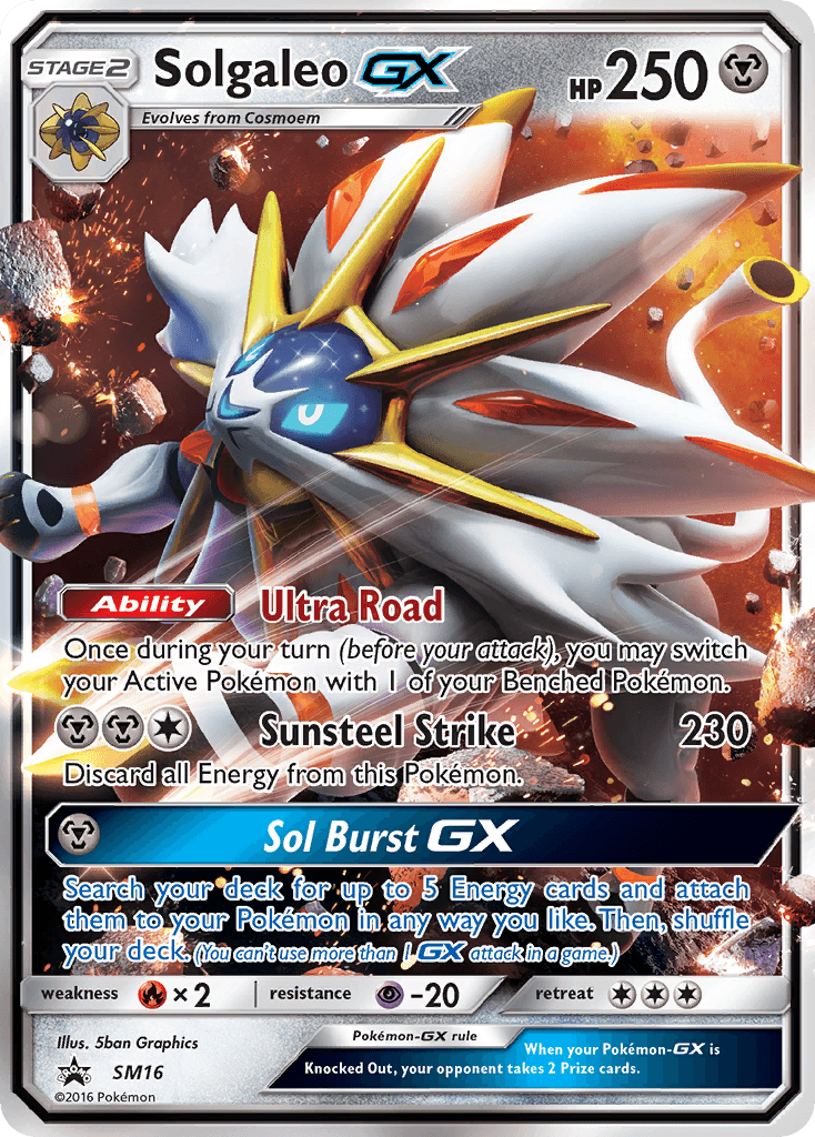 Solgaleo-GX — SM Black Star Promos #SM16