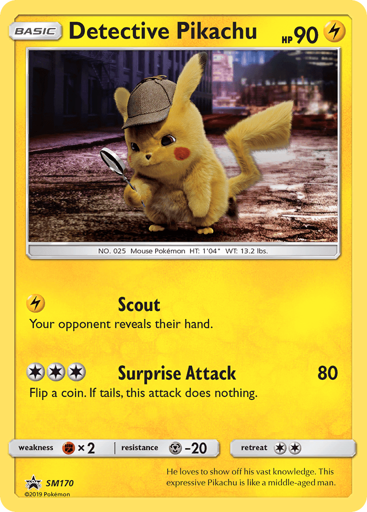 Detective Pikachu — SM Black Star Promos #SM170
