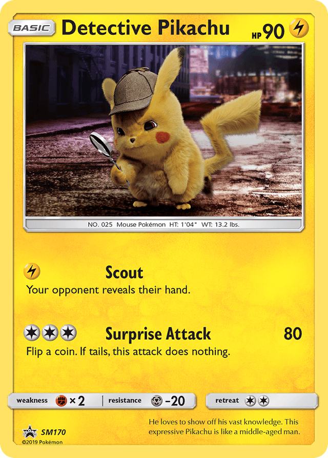Detective Pikachu — SM Black Star Promos #SM170