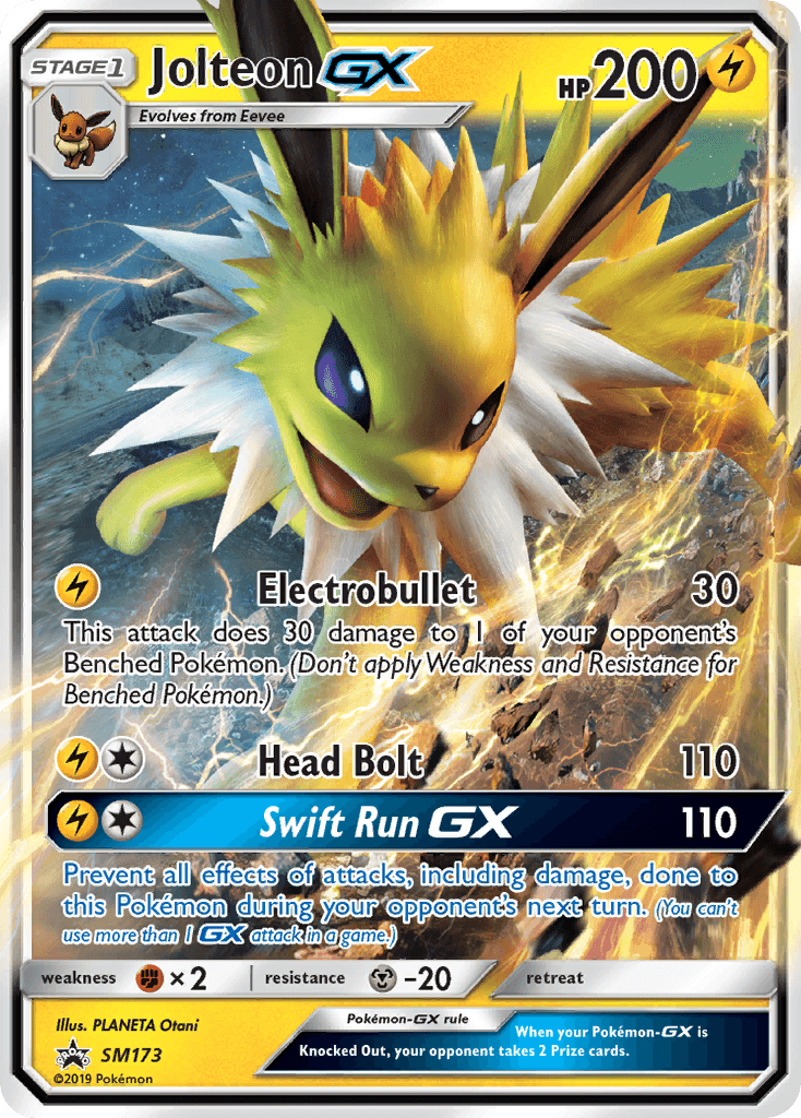 Jolteon-GX — SM Black Star Promos #SM173