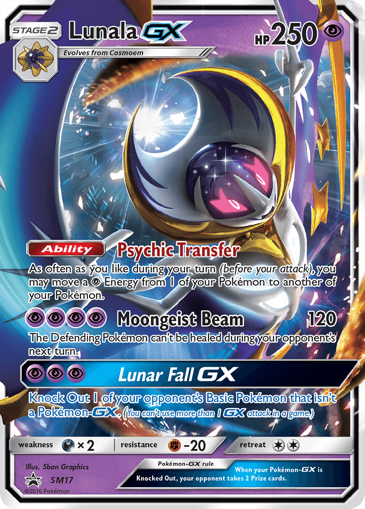 Lunala-GX — SM Black Star Promos #SM17