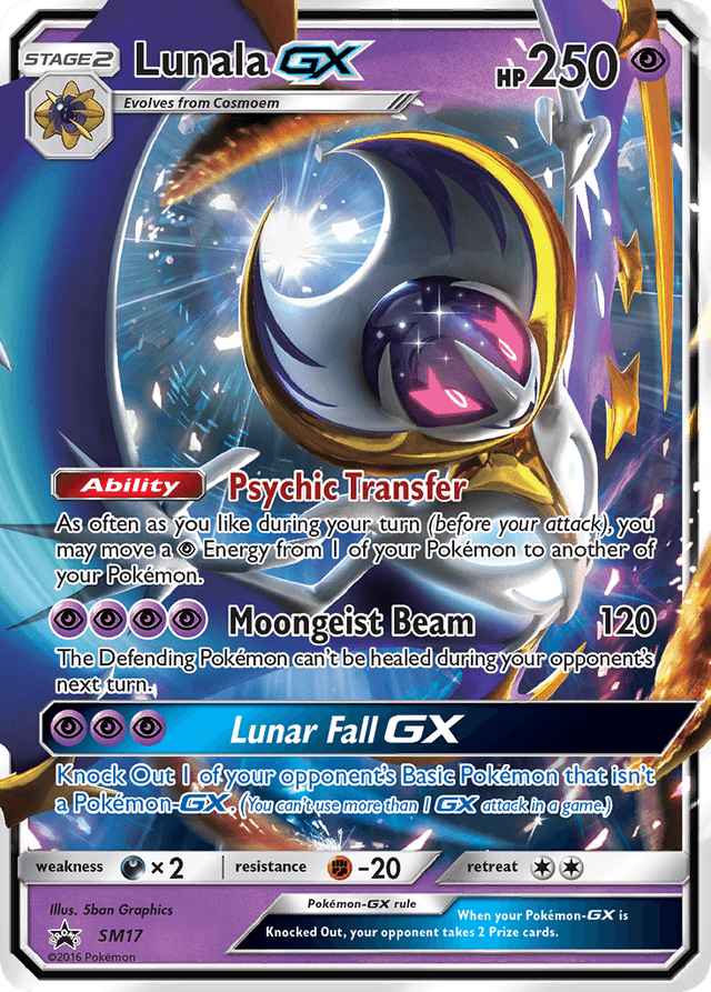 Lunala-GX — SM Black Star Promos #SM17