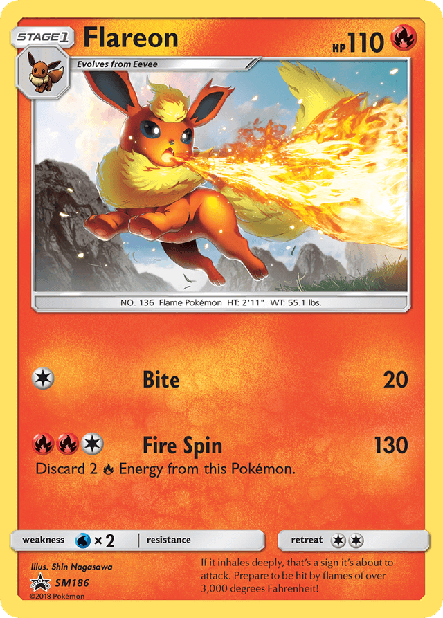 Flareon — SM Black Star Promos #SM186
