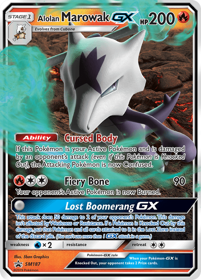 Alolan Marowak-GX — SM Black Star Promos #SM187