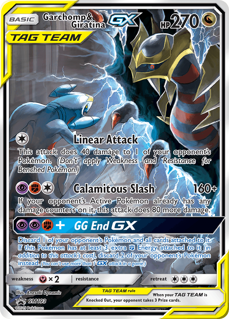 Garchomp & Giratina-GX — SM Black Star Promos #SM193
