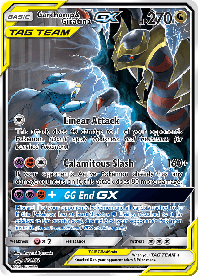 Garchomp & Giratina-GX — SM Black Star Promos #SM193