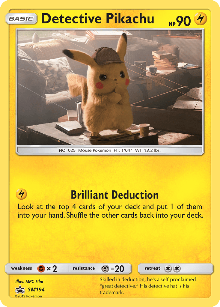 Detective Pikachu — SM Black Star Promos #SM194