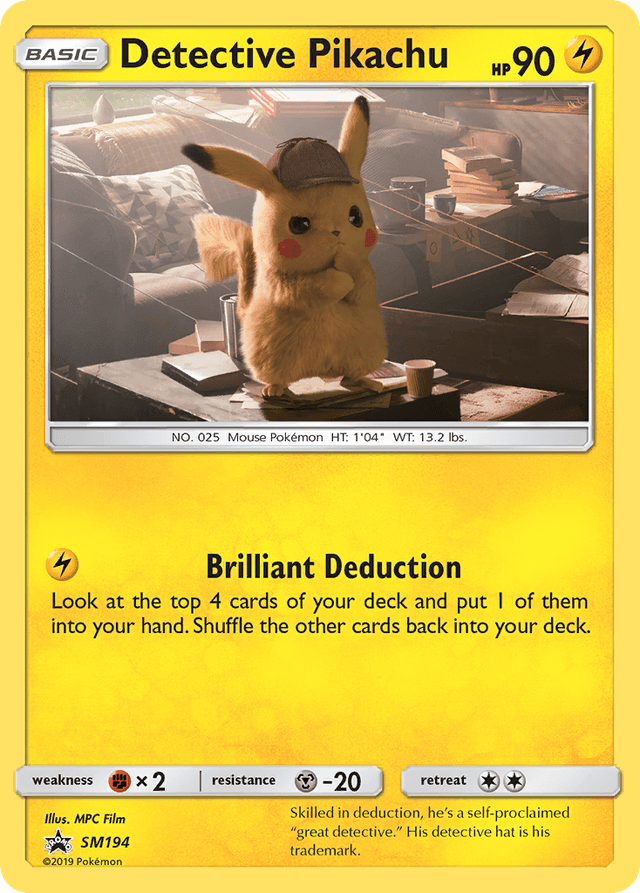 Detective Pikachu — SM Black Star Promos #SM194